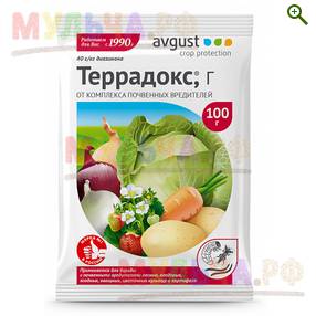 Avgust - Террадокс Г, пакет 100 г - От насекомых (инсектициды) - купить у производителя Мульча.рф
