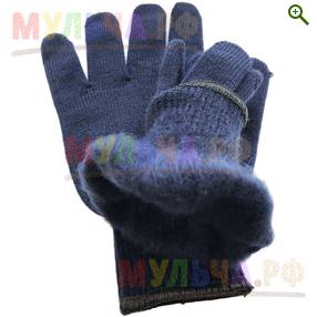 Перчатки зимние с начёсом, без ПВХ - Перчатки и одежда - купить у производителя Мульча.рф
