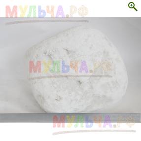 Мрамор белый галтованный, свыше 150 мм - Мрамор белый и галтованный - купить у производителя Мульча.рф