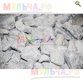 Мраморный щебень серый, 20-40 мм - Декоративная каменная крошка - купить у производителя Мульча.рф