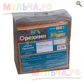 Nekura Грунт кокосовый Орехнин 2, брикет 80 л - Грунт, торф, субстрат, чипсы - купить у производителя Мульча.рф