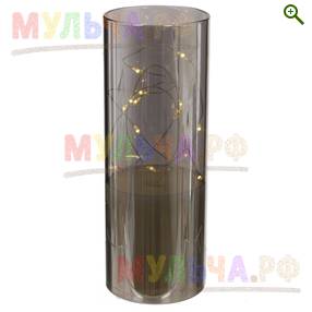 Изделие декоративное "Свеча" (подсветка), L5,5 W5,5 H15 см - Свечи - купить у производителя Мульча.рф