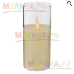 Изделие декоративное "Свеча" (подсветка), D 5,5 см, H12,5 см - Свечи - купить у производителя Мульча.рф