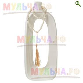 Ваза с ожерельем, 300 мл, L11,5 W5,5 H27,5 см - Вазы - купить у производителя Мульча.рф