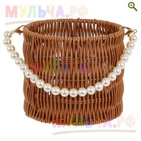 Корзина, L16 W16 H14 см - Клетки, гирлянды, фоторамки, корзины, прочее - купить у производителя Мульча.рф
