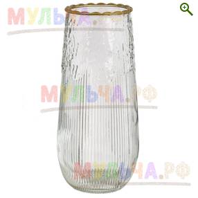 Ваза, 1480 мл, L10,5 W10,5 H24 см - украшение для дома.