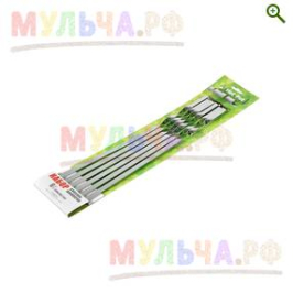 Набор плоских шампуров Hot Pot 45 см, 6 шт - все для пикника, мангалы, грили и барбекю купить в магазине Мульча.рф