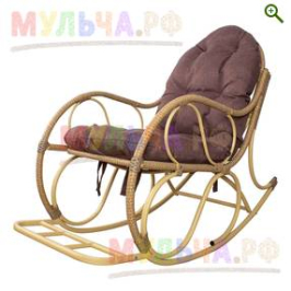 Кресло-качалка Элит, разборное, бежевое - товары для дома и дачи купить в магазине Мульча.рф