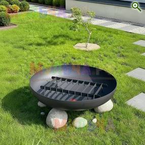 Костровая чаша Глубокая без ног - все для пикника, мангалы, грили, костровые чаши и барбекю купить в магазине Мульча.рф