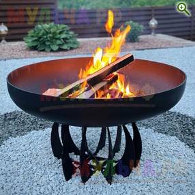 Костровая чаша Глубокая Classic - все для пикника, мангалы, грили, костровые чаши и барбекю купить в магазине Мульча.рф