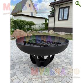 Костровая чаша Глубокая _SOLID_100 - все для пикника, мангалы, грили, костровые чаши и барбекю купить в магазине Мульча.рф