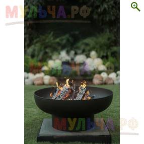 Костровая чаша Глубокая Round - все для пикника, мангалы, грили, костровые чаши и барбекю купить в магазине Мульча.рф