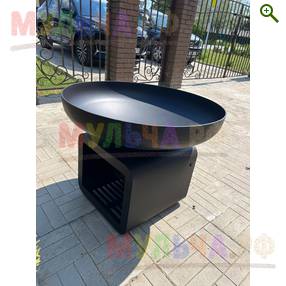 Костровая чаша Глубокая Cube - все для пикника, мангалы, грили, костровые чаши и барбекю купить в магазине Мульча.рф