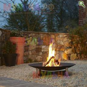 Костровая чаша Сфера Cross - все для пикника, мангалы, грили, костровые чаши и барбекю купить в магазине Мульча.рф