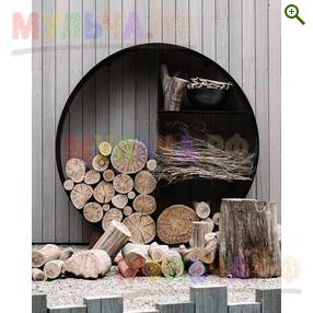 Дровница пристенная 150 см - все для пикника, мангалы, грили, костровые чаши и барбекю купить в магазине Мульча.рф