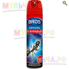 BROS - Аэрозоль от муравьёв, 150 мл - От насекомых (инсектициды) - купить у производителя Мульча.рф