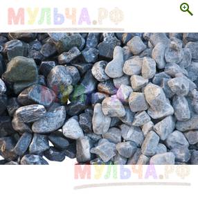 Доломит ГАЛТОВАННЫЙ (черно-серый), 20-40 мм - Декоративная каменная крошка - купить у производителя Мульча.рф