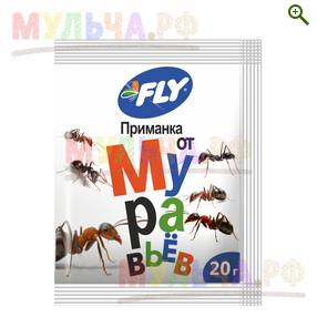 FLY от муравьев, пакет 20 г - От насекомых (инсектициды) - купить у производителя Мульча.рф