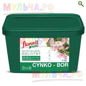 Florovit AGRO цинк-бор, ведро 4 кг - Удобрения Флоровит (Florovit) - купить у производителя Мульча.рф