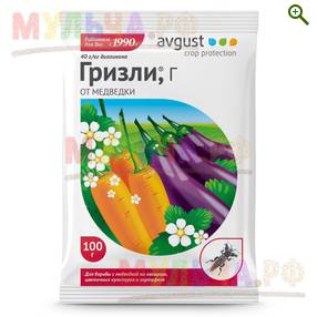 Avgust - Гризли Г, пакет 100 г - От насекомых (инсектициды) - купить у производителя Мульча.рф