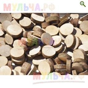 Спилы для творчества, Клён, мешок 5 л - Спилы по квадратным метрам - купить у производителя Мульча.рф