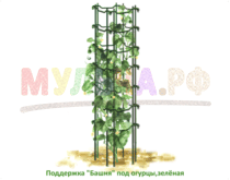Подробнее о товаре Поддержка Башня под огурцы...