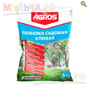 Побелка садовая КЛЕЕВАЯ, 1 кг - От насекомых (инсектициды) - купить у производителя Мульча.рф