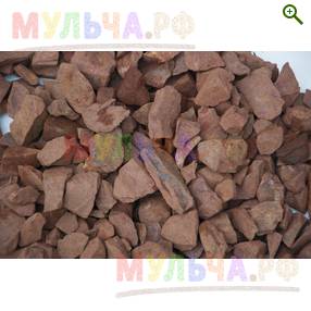 Яшма бордовая, фракция 10-20 мм - Декоративная каменная крошка - купить у производителя Мульча.рф