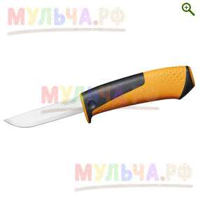 Fiskars Нож универсальный с точилкой - Инвентарь Fiskars - купить у производителя Мульча.рф