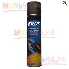 BROS - Аэрозоль от ползающих насекомых 400 мл - От насекомых (инсектициды) - купить у производителя Мульча.рф