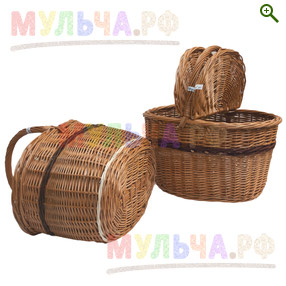Корзина для пикника Француженка - Садовый инструментарий, плетеные ...
