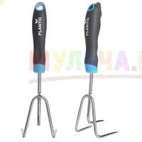 Культиватор Plantic Light Optimum с зубьями из нержавеющей стали Культиватор Plantic Light Optimum с зубьями из нержавеющей стали