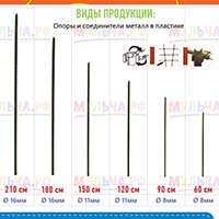 Садовые опоры для подвязки плодовых и декоративных растений Садовые опоры для подвязки плодовых и декоративных растений
