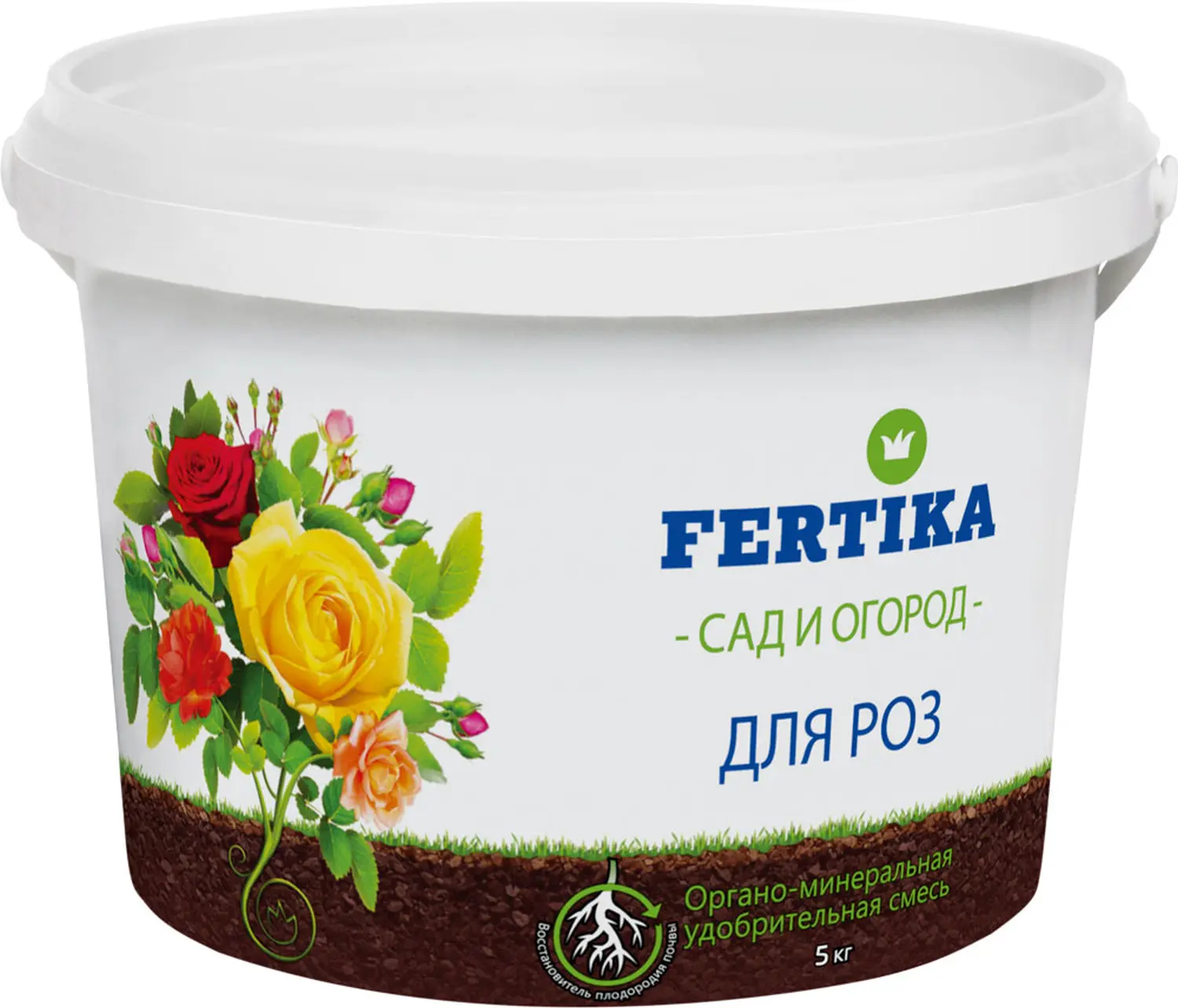 Фертика ОМУ для роз (NPK 8:6:10 + микроэлементы), 0,9 кг