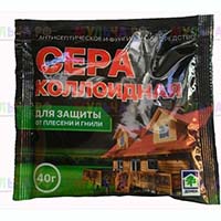 Эффективное средство для борьбы с паршей, гнилью и мучнистой росой - сера коллоидная Эффективное средство для борьбы с паршей, гнилью и мучнистой росой - сера коллоидная