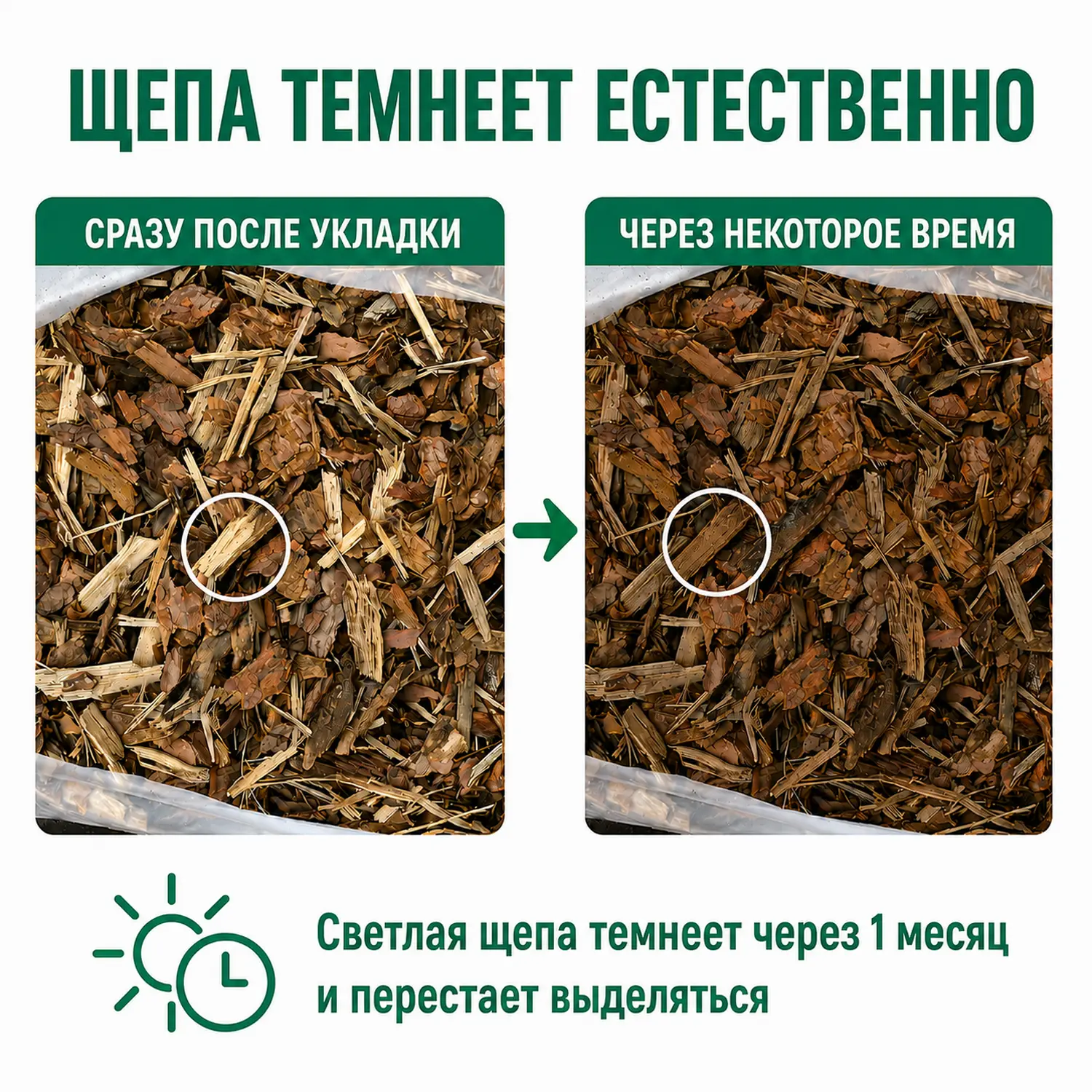 Кора сосны Стандарт 1-3 см, 55 л