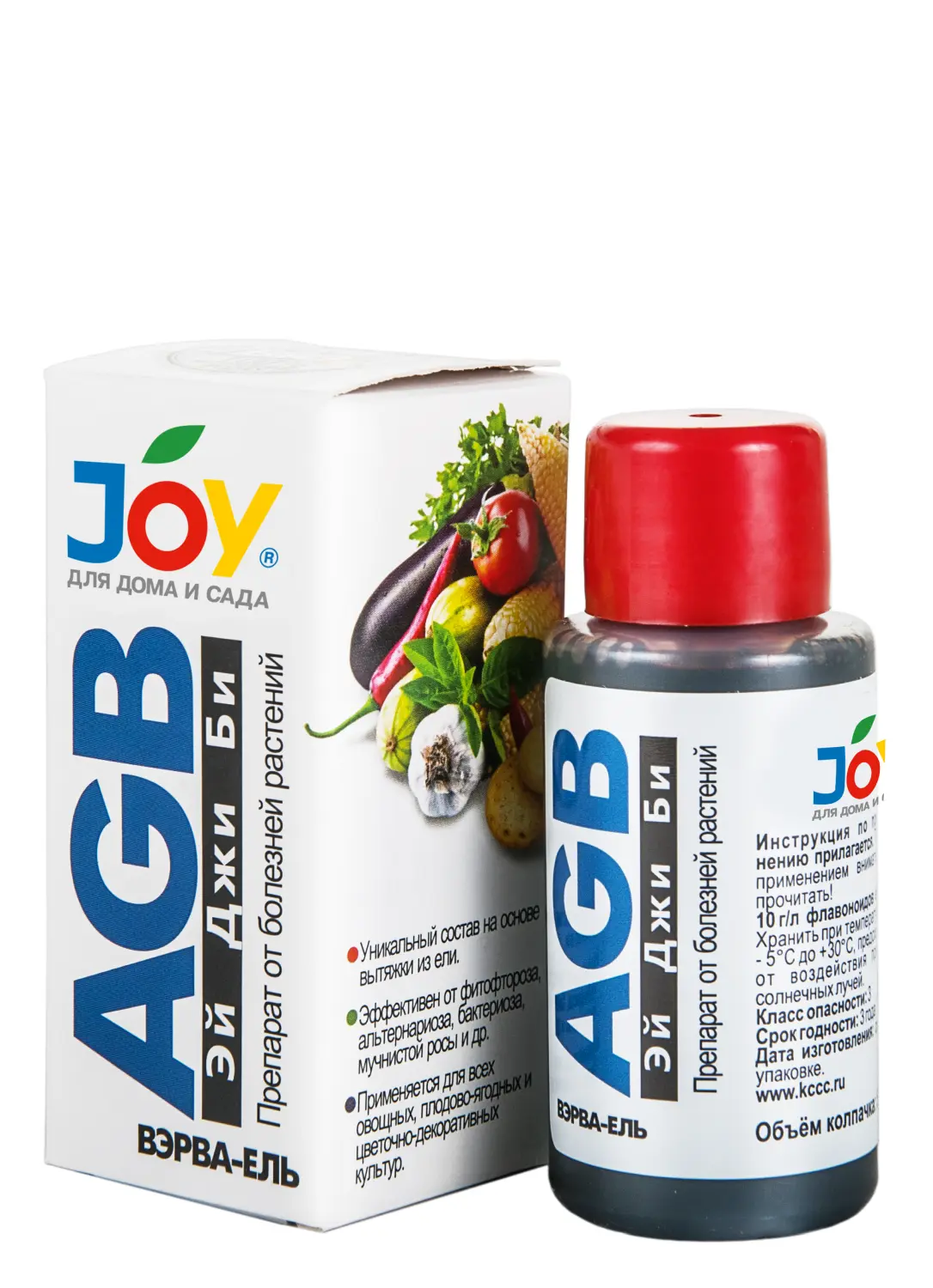 JOY Препарат от болезней растений "AGB", флакон 50 мл