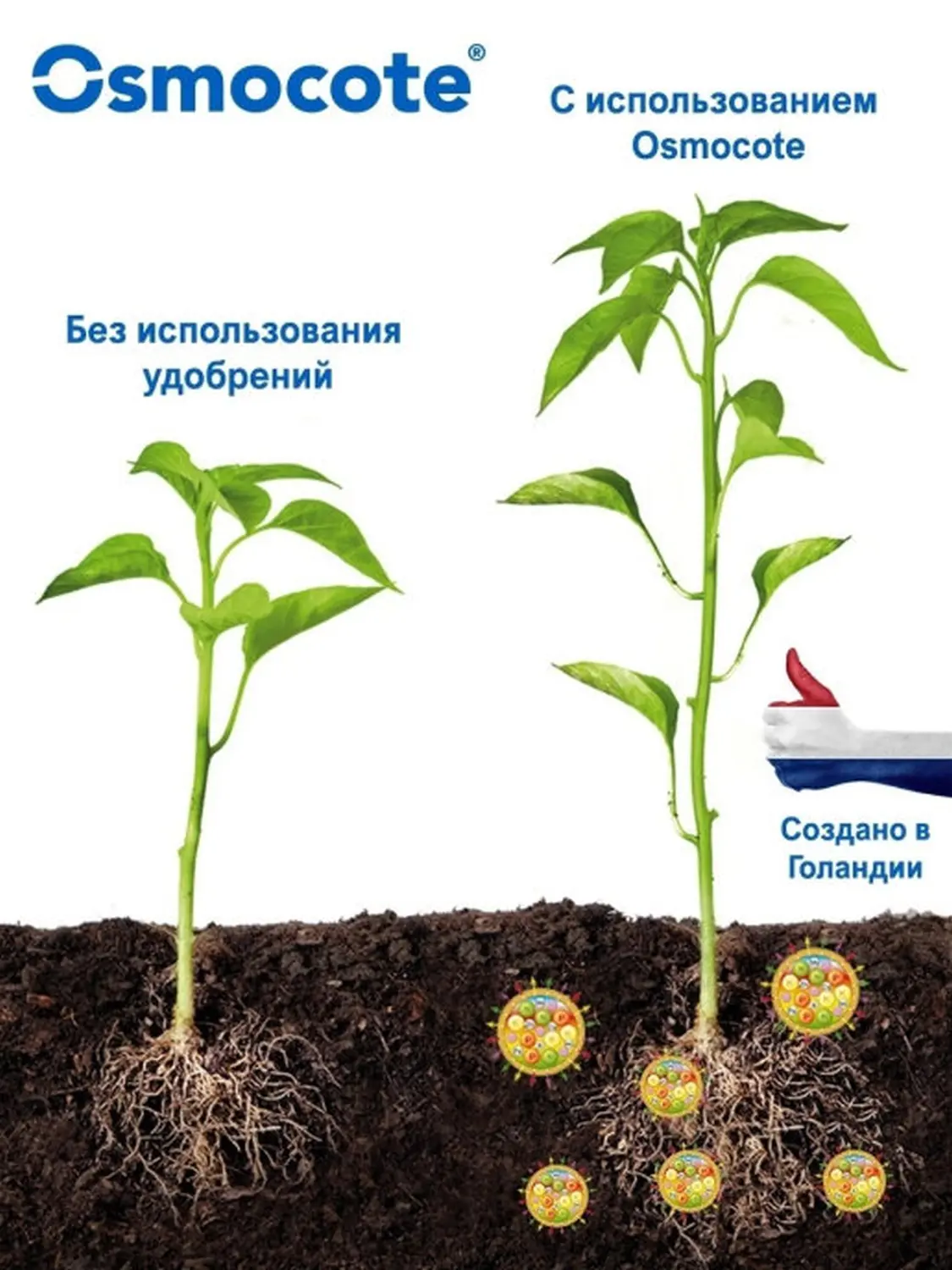 Осмокот Про (Osmocote Pro) 19-9-10+2MgO+ТЕ 3-4 месяца, 1 кг