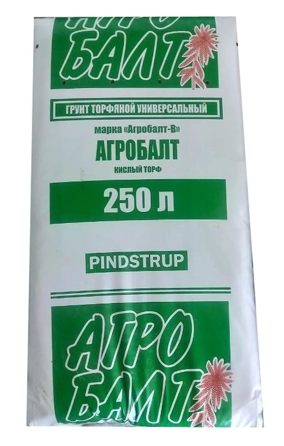 Торф "Агробалт-В" кислый, кипа 250 л