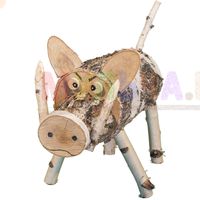 Забавная садовая фигура - озорной кабанчик Забавная садовая фигура - озорной кабанчик