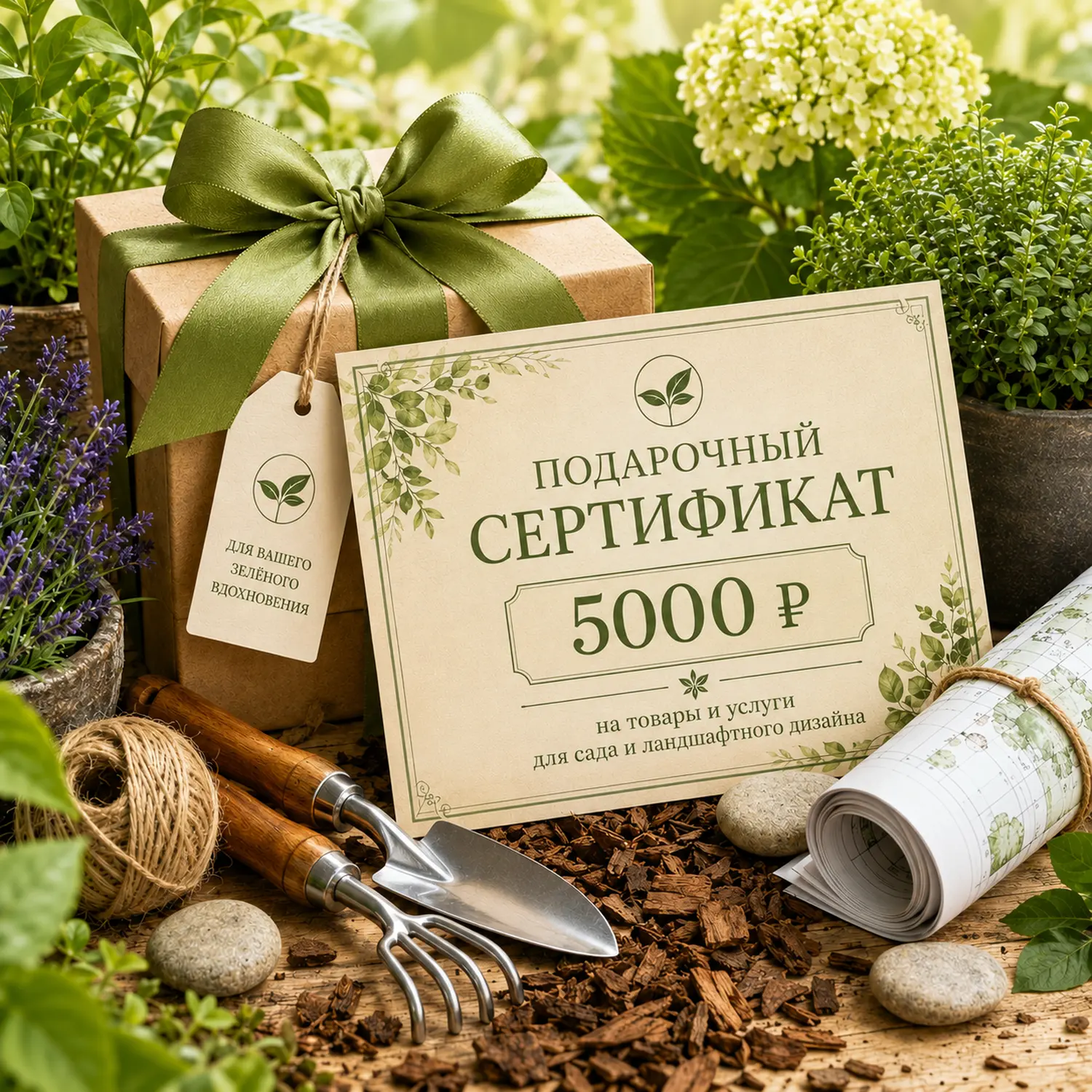 Подарочный сертификат "Мульча.рф" 5 000 руб.