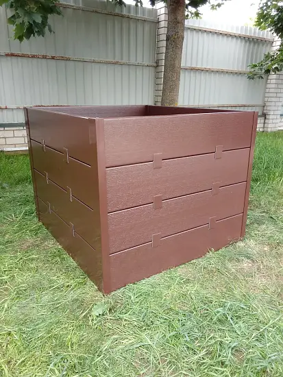 Компостер фактурный, коричневый, 2000 л, уп
