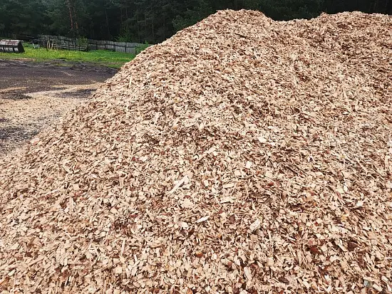 Щепа натуральная, хвойных пород, Щеповоз