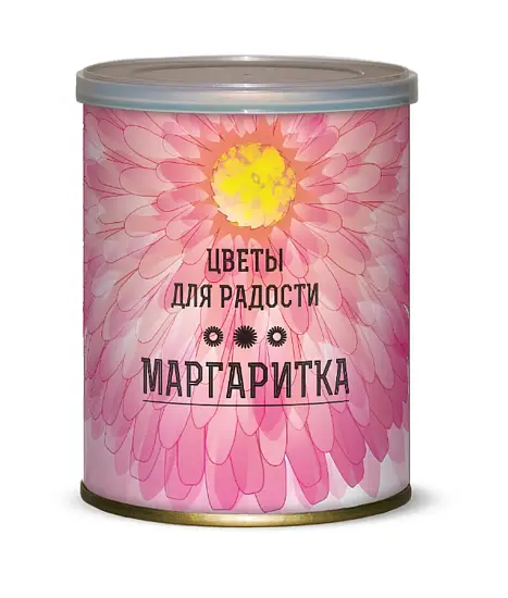 Подарочный набор для выращивания "Цветы для радости" (Маргаритки)