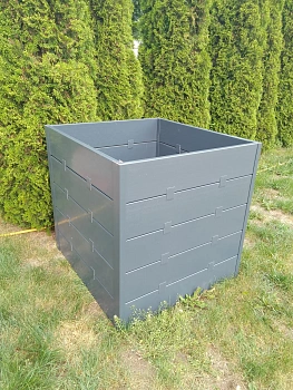 Компостер фактурный, графит, 1000 л, уп