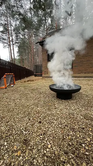 Костровая чаша «Глубокая ROUND» 800 мм