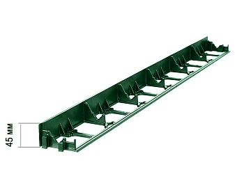 Бордюр секциями ГеоПластБорд, зелёный, 0,045 x 1 м, шт