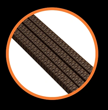 Стол Казань квадратные ножки 1,6 м, коричневый