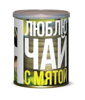 Подарочный набор для выращивания Я люблю чай с мятой (мята)  