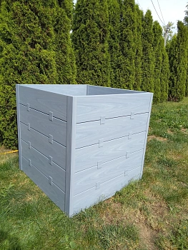 Компостер фактурный, дымчатый, 800 л, уп